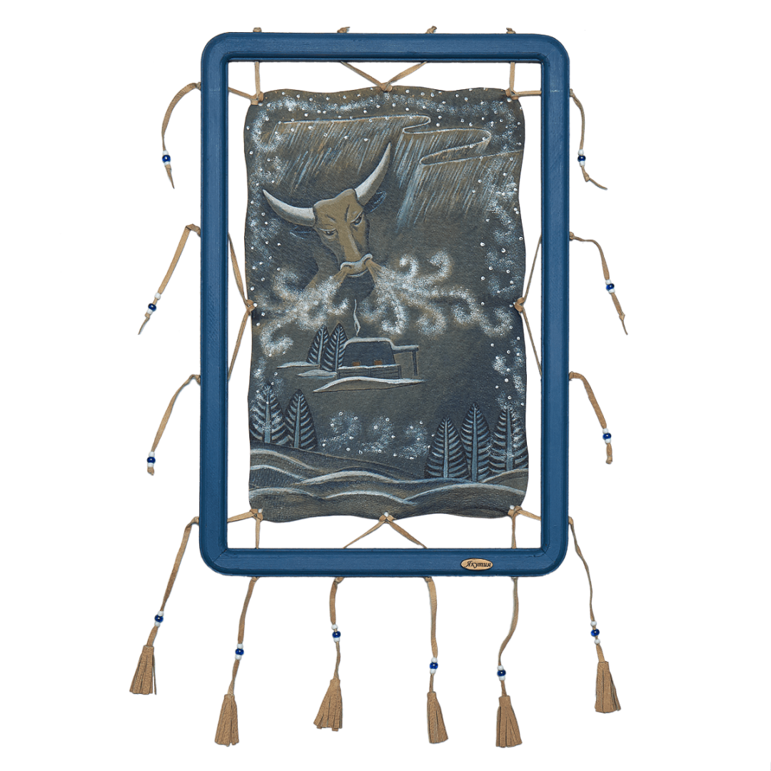 Панно "Бык зимы"