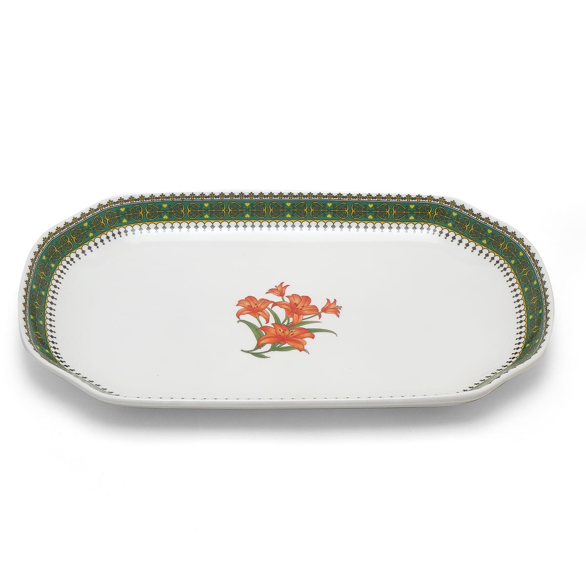 Блюдо прямоугольное "Саранки"